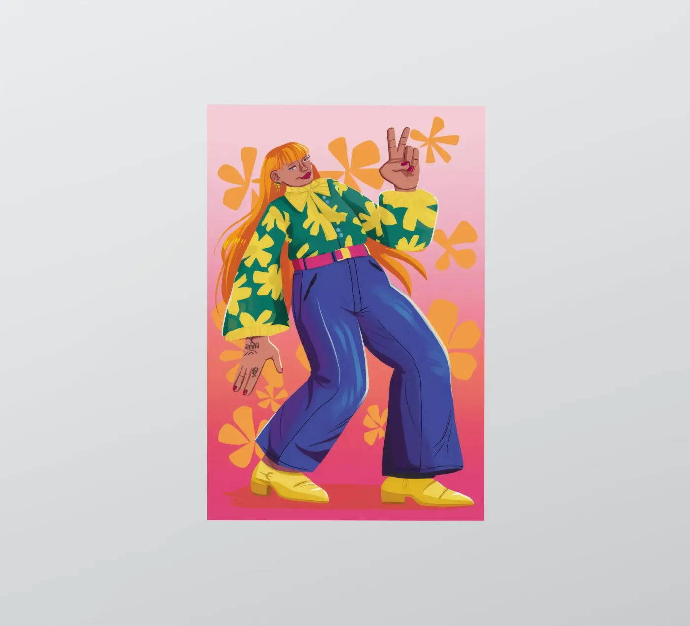 Dynamic Expression adesivo da Petal Canvas