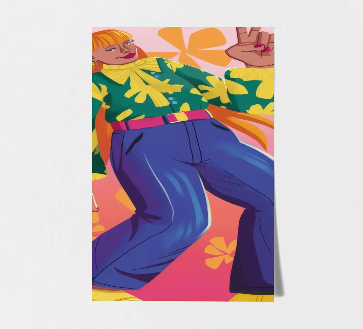 Espressione dinamica foglio adesivo da Petal Canvas