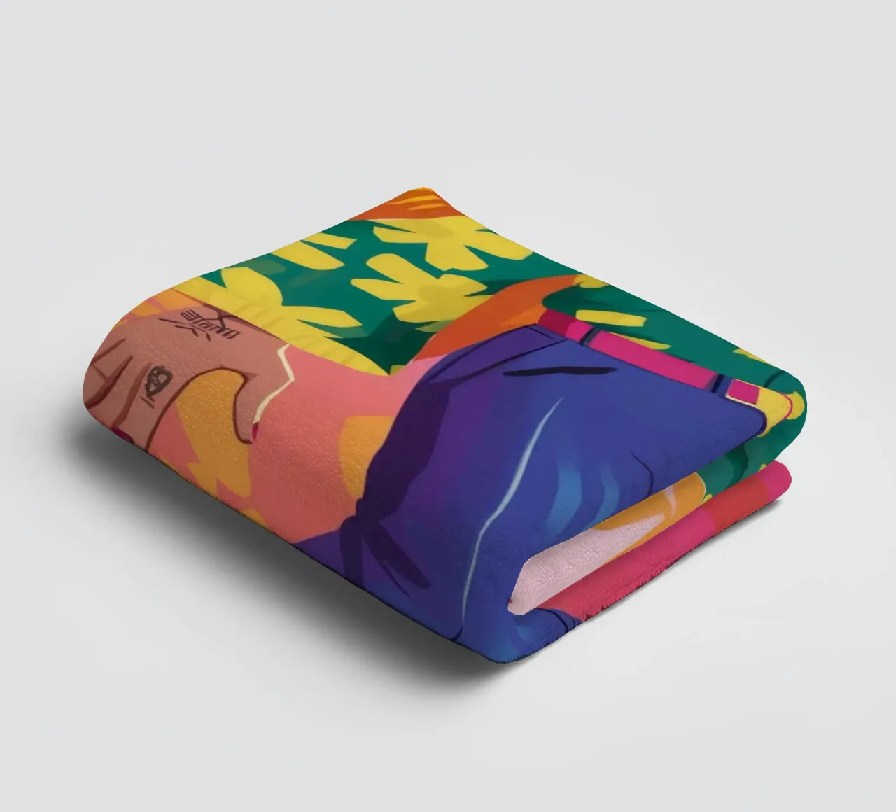 Dynamic Expression towel by Petal Canvas