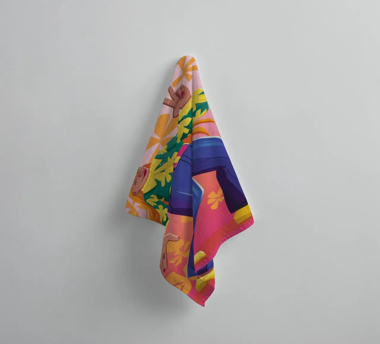 Dynamic Expression towel by Petal Canvas