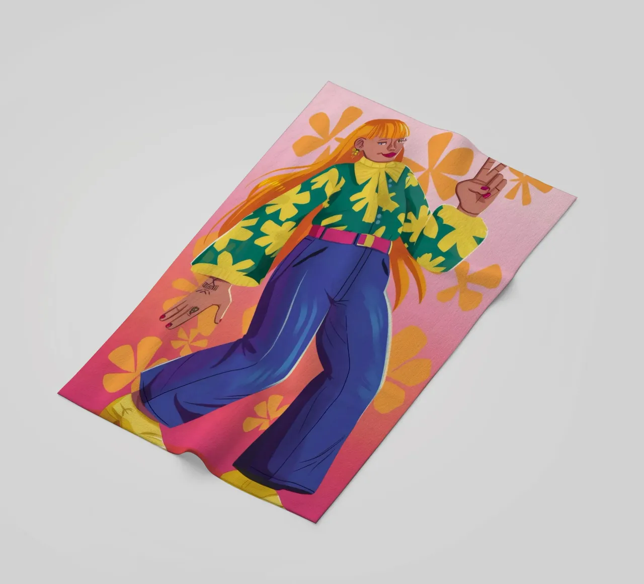 Dynamic Expression telo mare da Petal Canvas