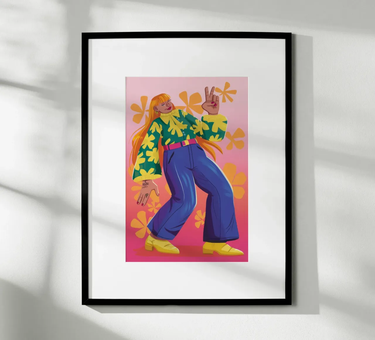 Expression dynamique poster de Petal Canvas