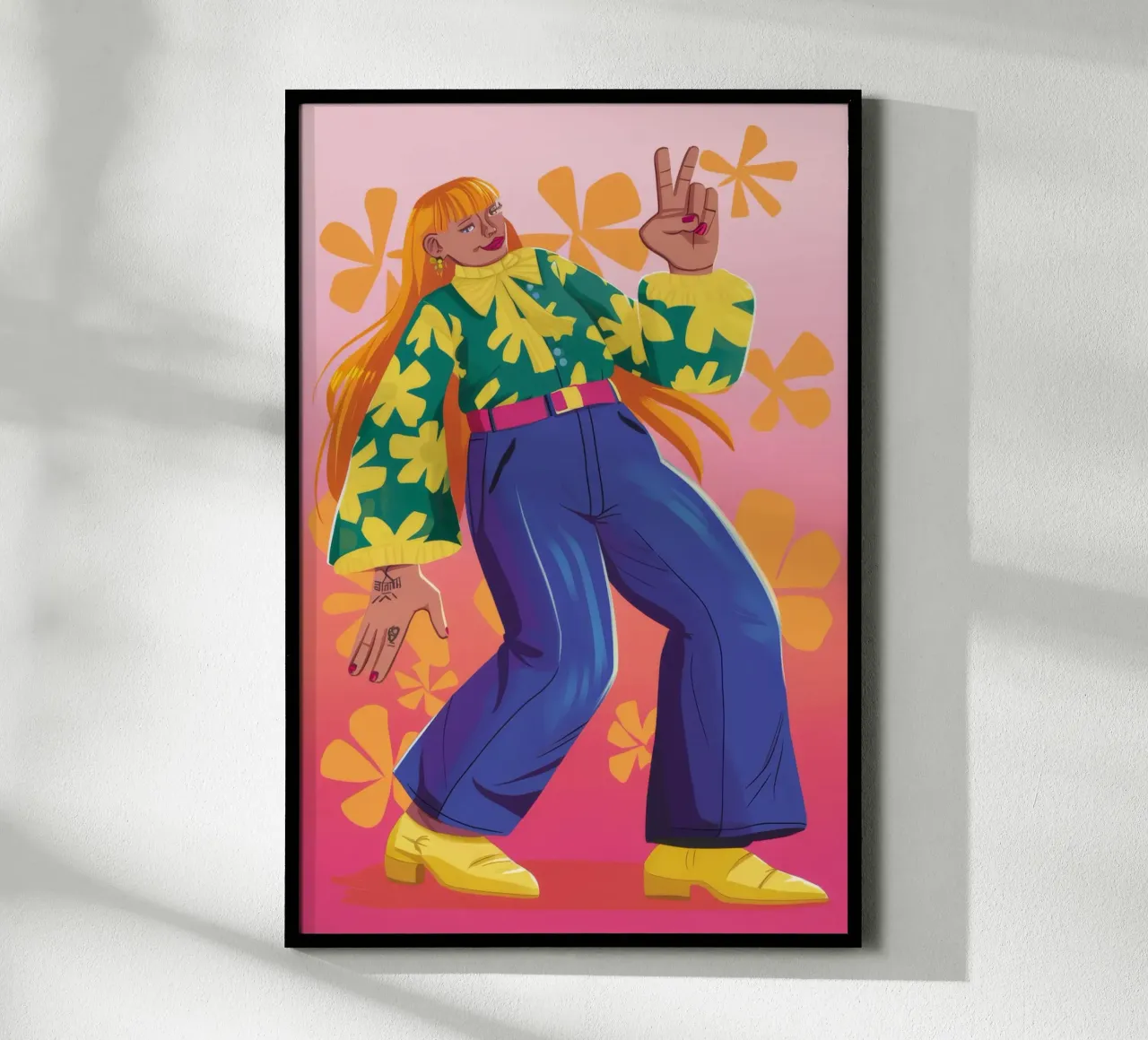 Expression dynamique poster de Petal Canvas