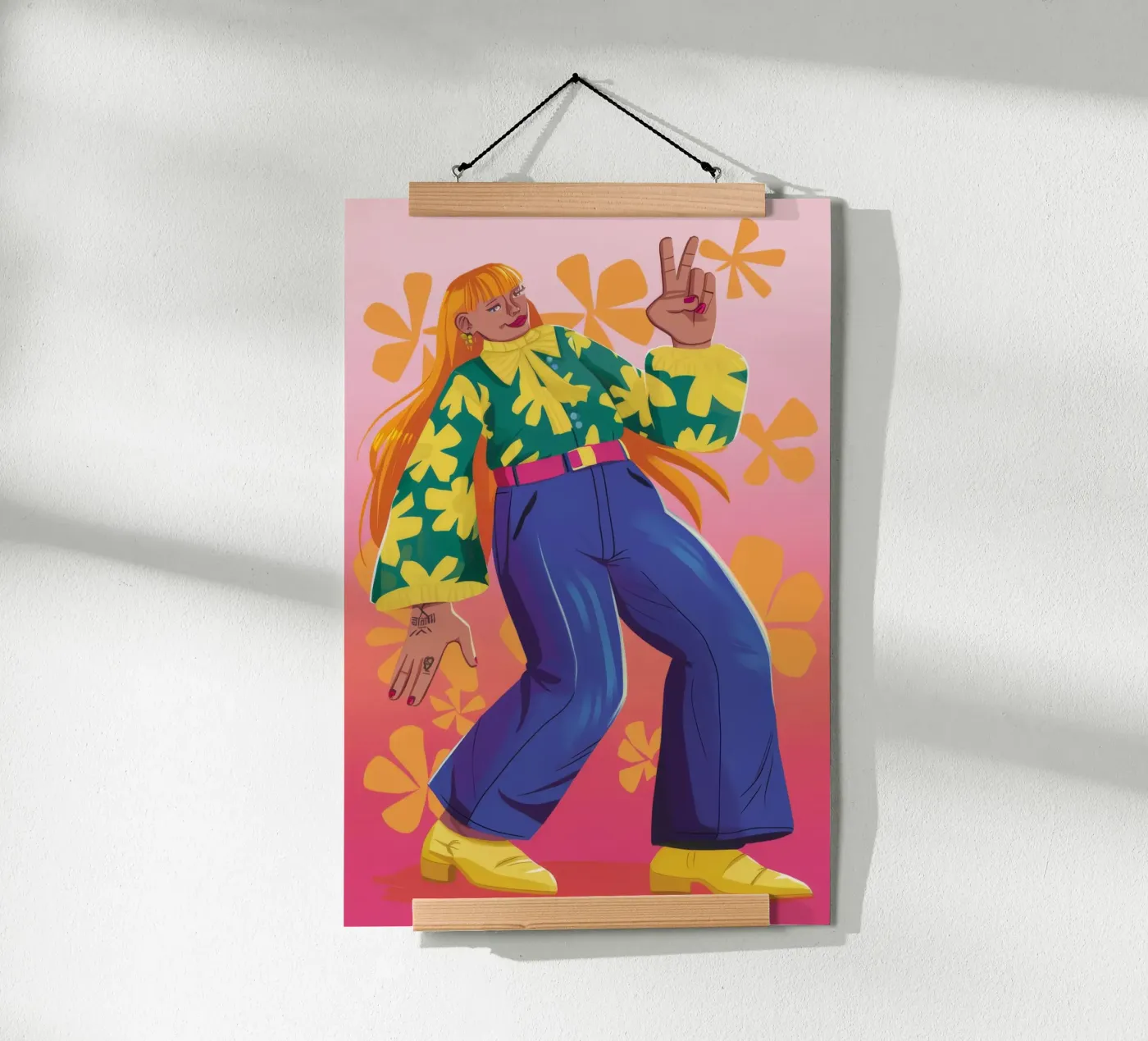 Espressione dinamica poster da Petal Canvas