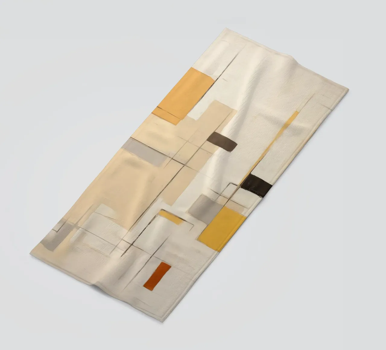 Abstract surfaces beach towel by Imagine