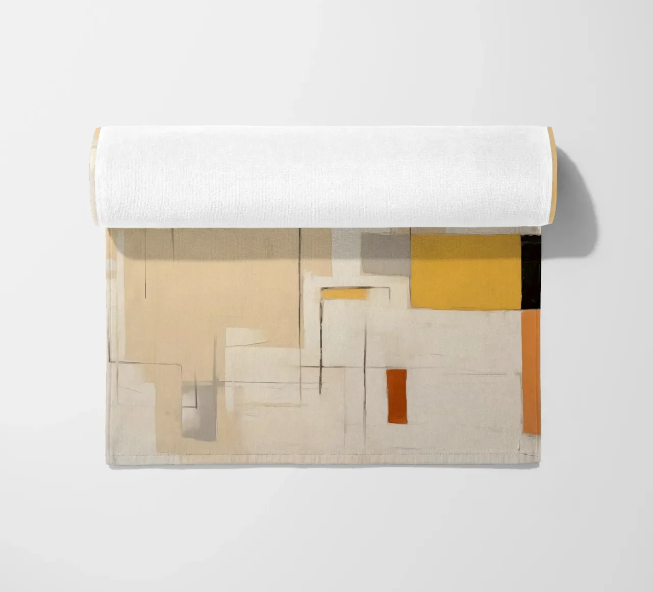 Abstract surfaces beach towel by Imagine