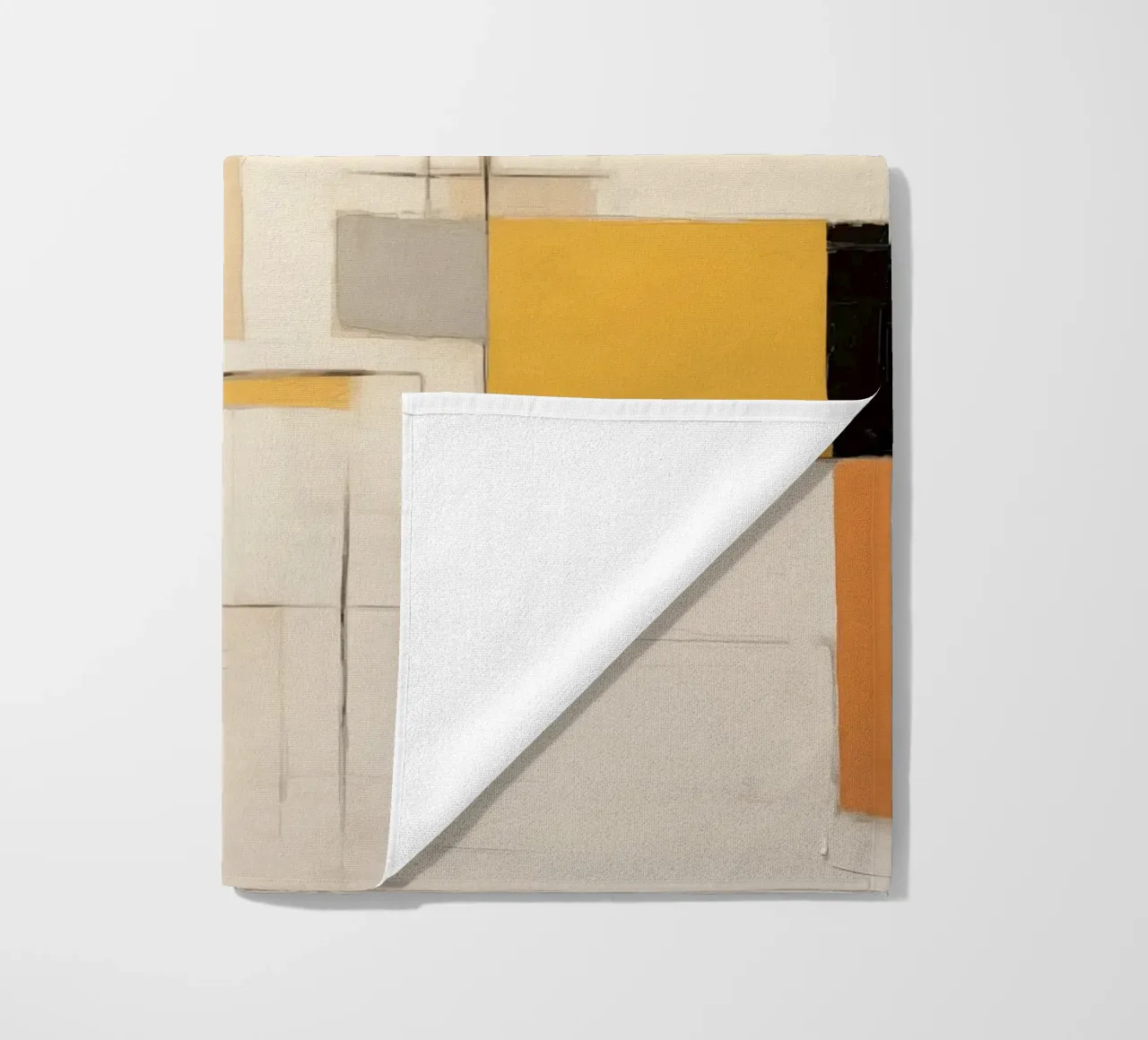 Abstract surfaces beach towel by Imagine