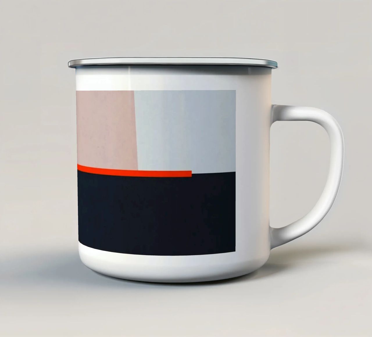 Geometric Shapes no. 10 tazza in smalto da adrianooliveira
