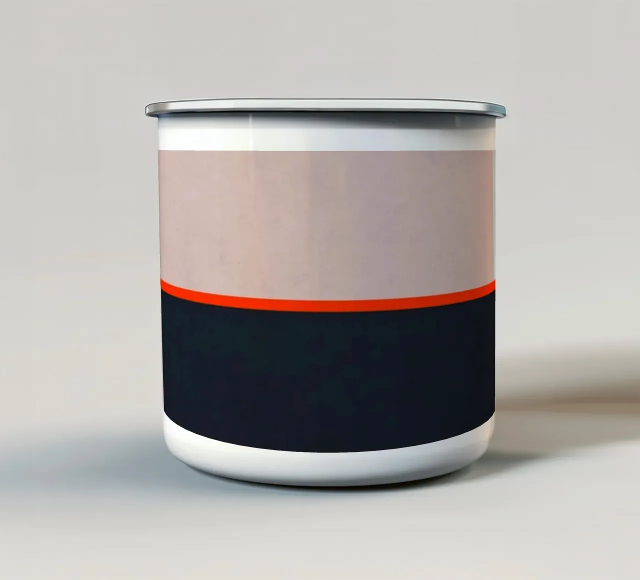 Geometric Shapes no. 10 taza de esmalte de adrianooliveira