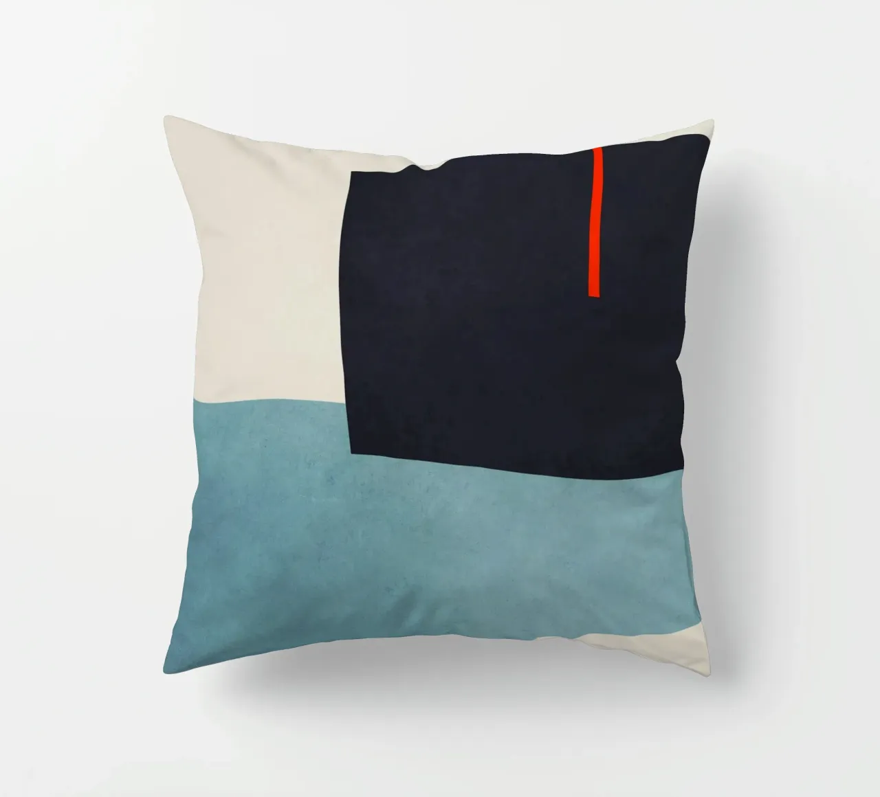 Geometric Shapes no. 19 Blue cuscino da adrianooliveira