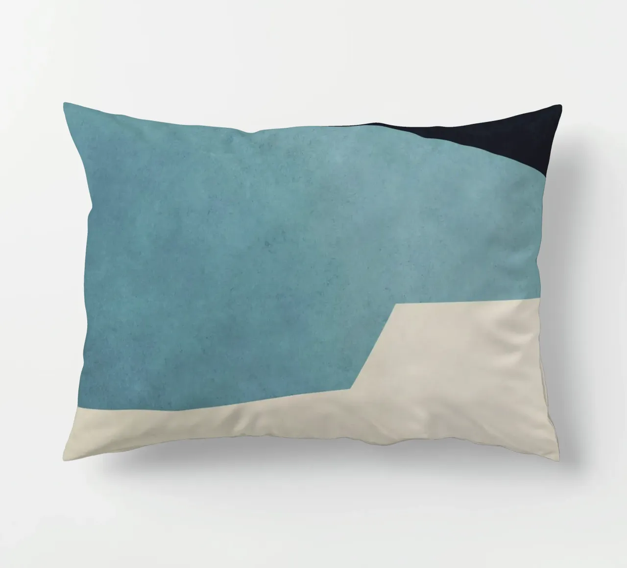Geometric Shapes no. 19 Blue cuscino da adrianooliveira