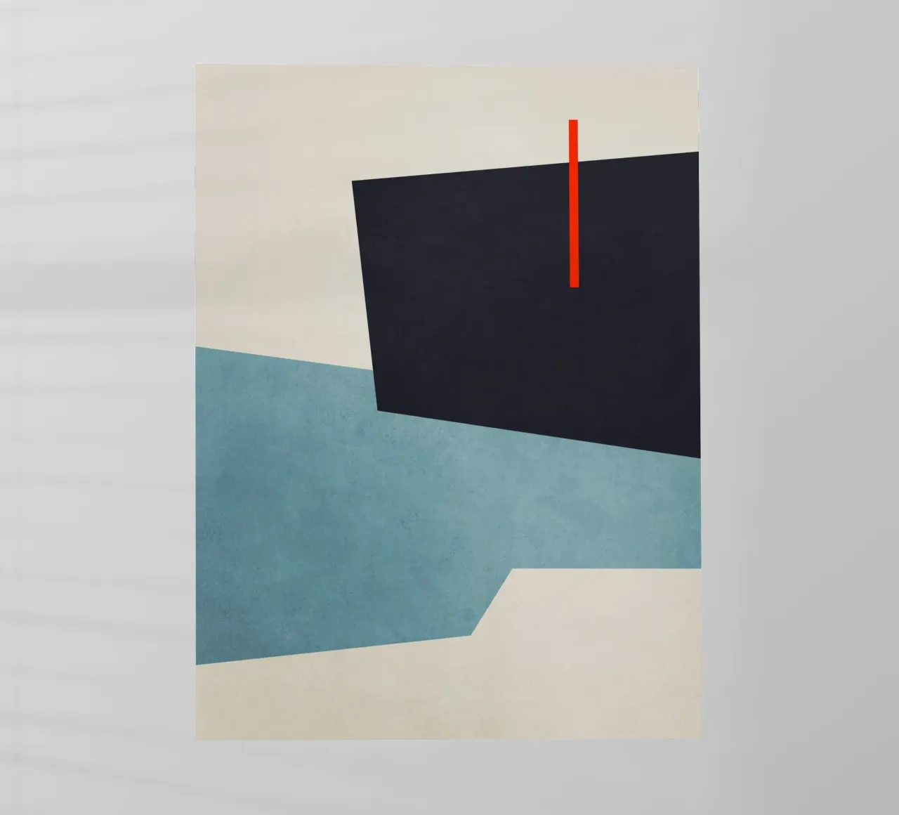 Geometric Shapes no. 19 Blue pellicola backlit da adrianooliveira