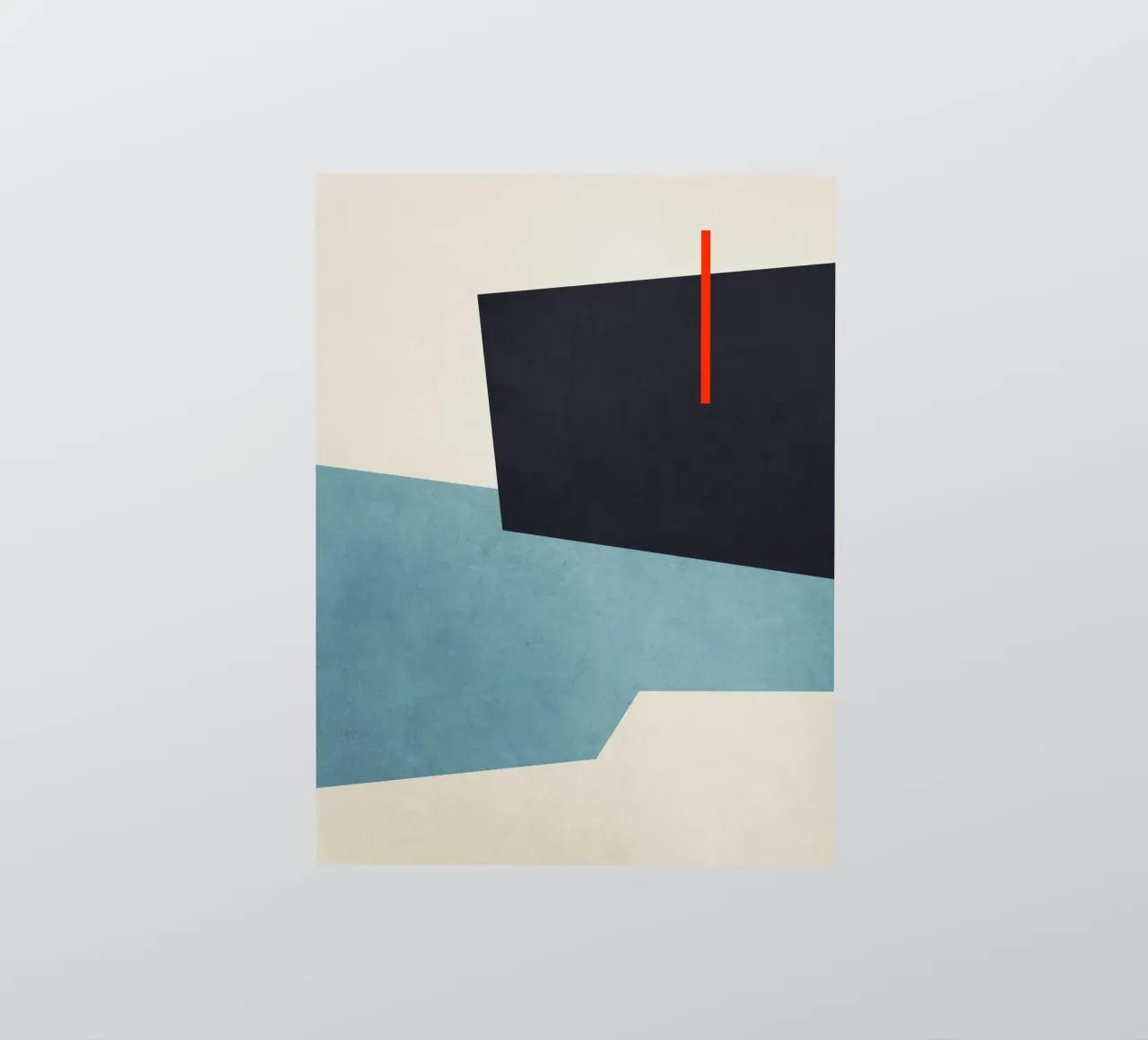 Geometric Shapes no. 19 Blue adesivo da adrianooliveira