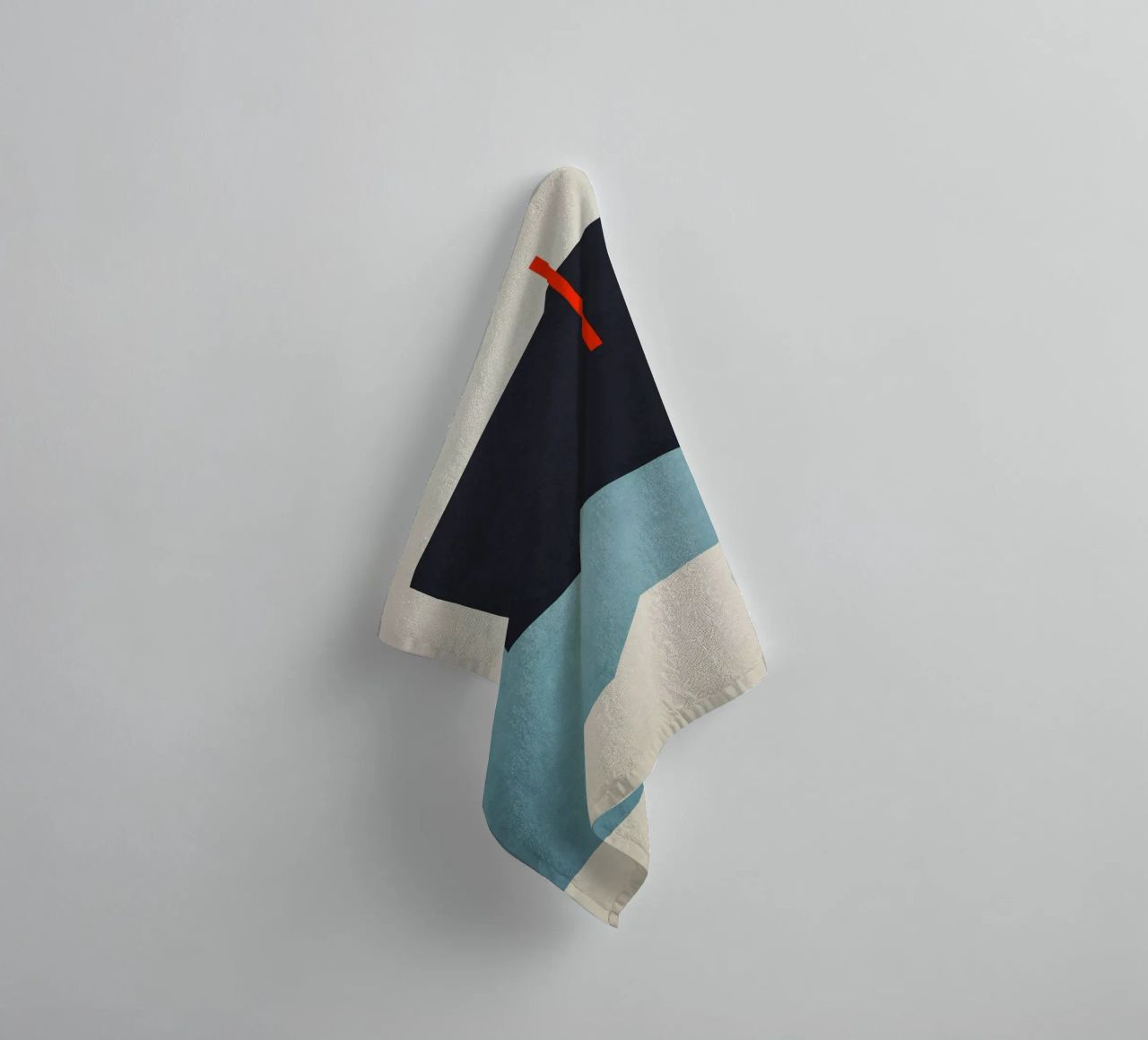 Geometric Shapes no. 19 Blue toalla de baño de adrianooliveira