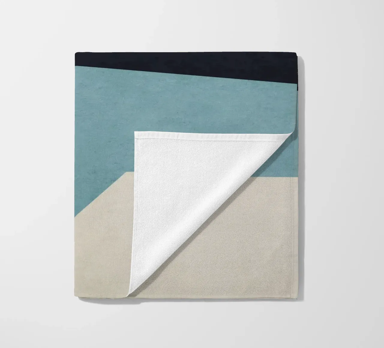 Geometric Shapes no. 19 Blue telo mare da adrianooliveira