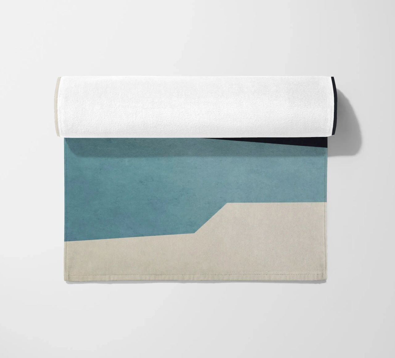 Geometric Shapes no. 19 Blue toalla de playa de adrianooliveira