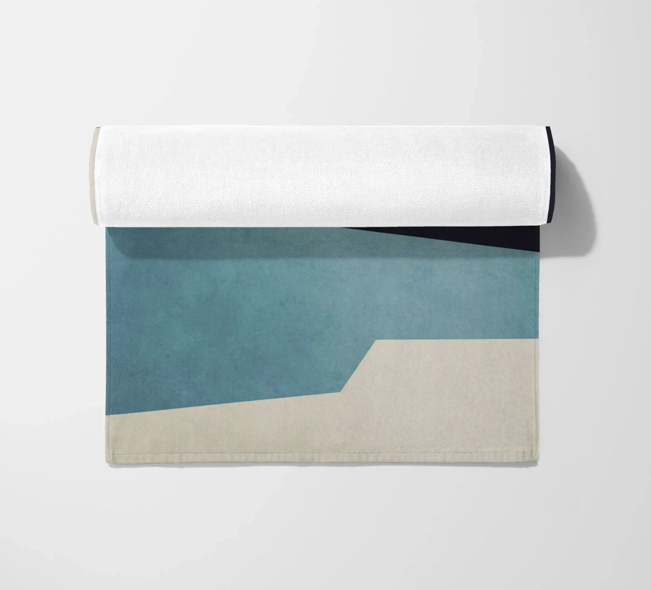 Geometric Shapes no. 19 Blue toalla de playa de adrianooliveira