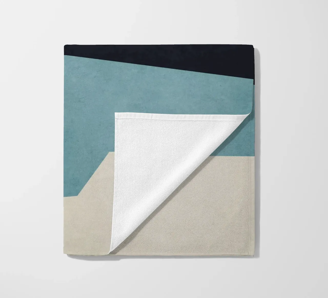 Geometric Shapes no. 19 Blue telo mare da adrianooliveira
