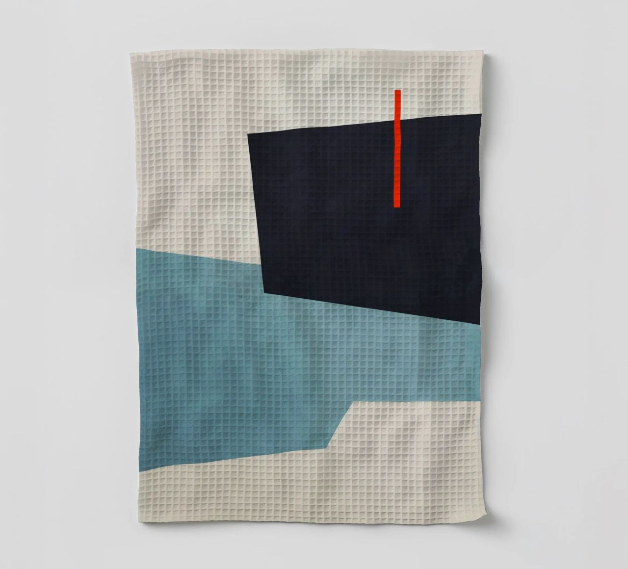 Geometric Shapes no. 19 Blue paño de cocina de adrianooliveira