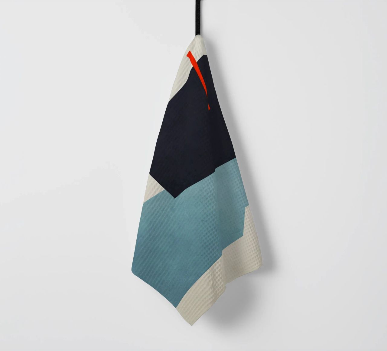 Geometric Shapes no. 19 Blue paño de cocina de adrianooliveira