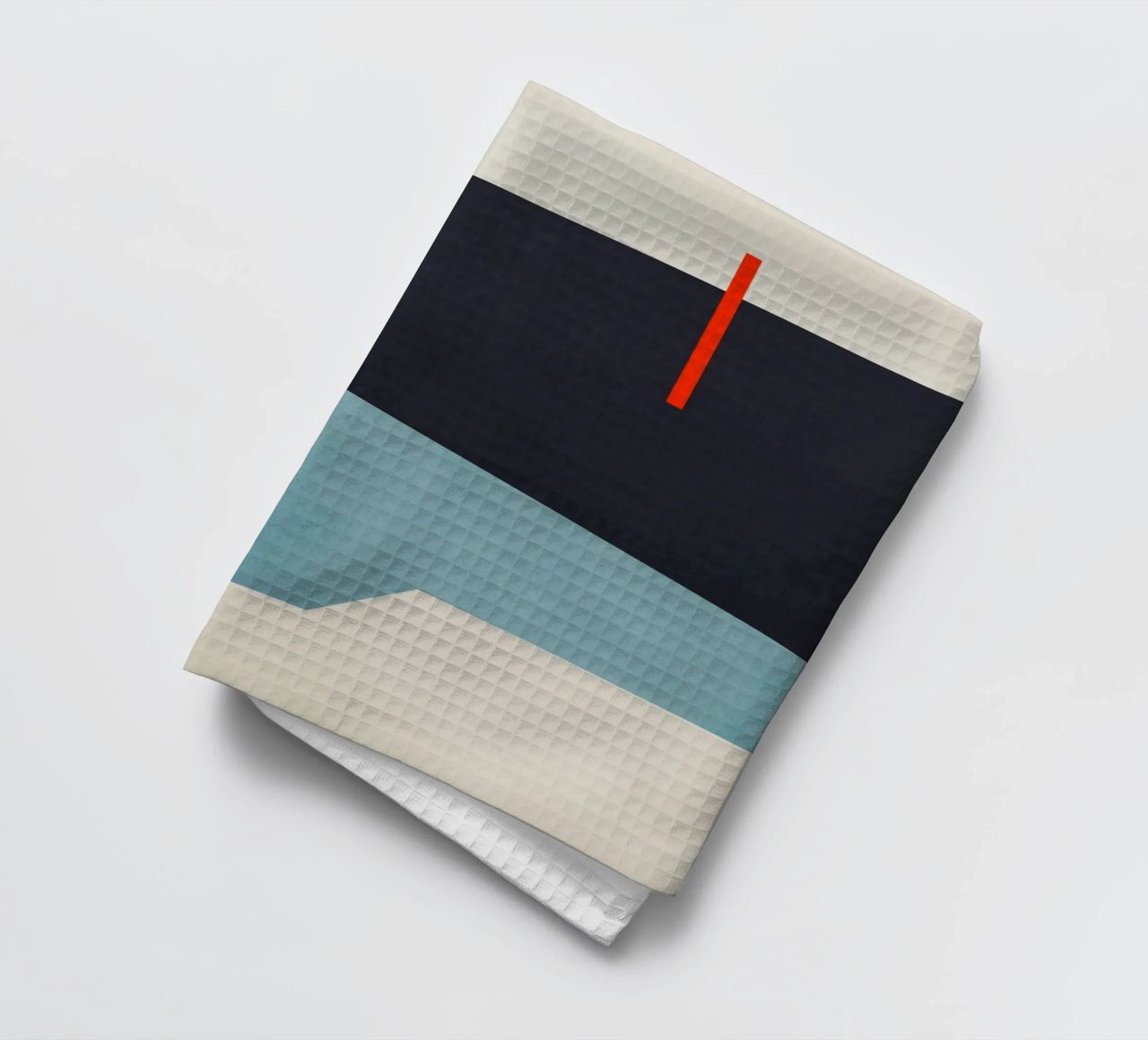Geometric Shapes no. 19 Blue paño de cocina de adrianooliveira
