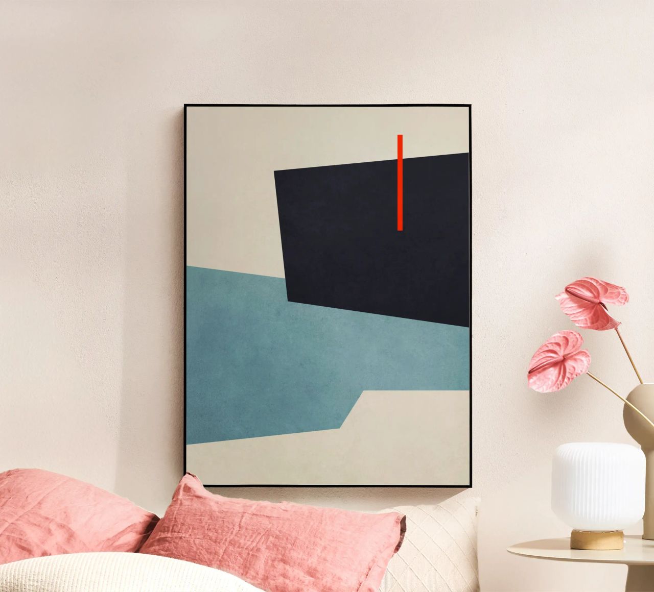 Geometric Shapes no. 19 Blue metacrilato de adrianooliveira