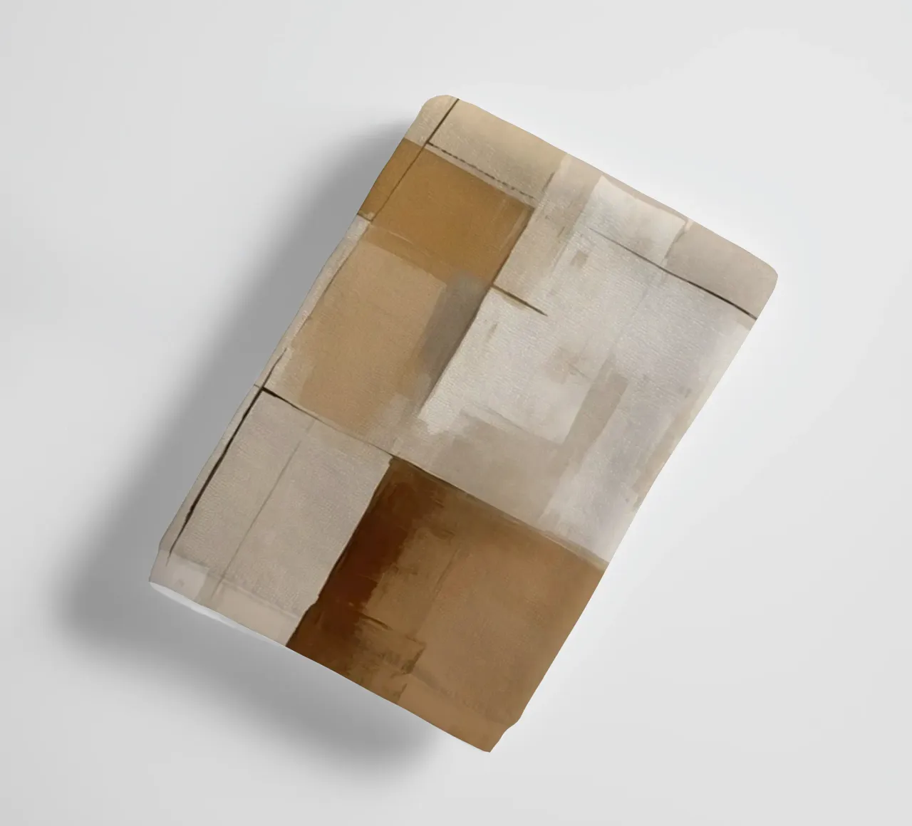 Superfici astratte di colore marrone asciugamano da bagno da Imagine