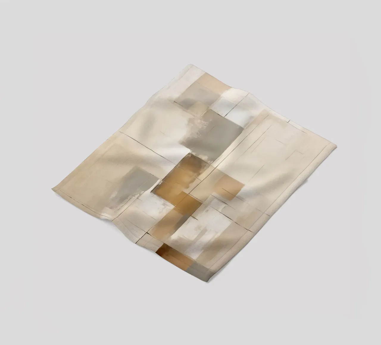 Superfici astratte di colore marrone coperta in pile da Imagine