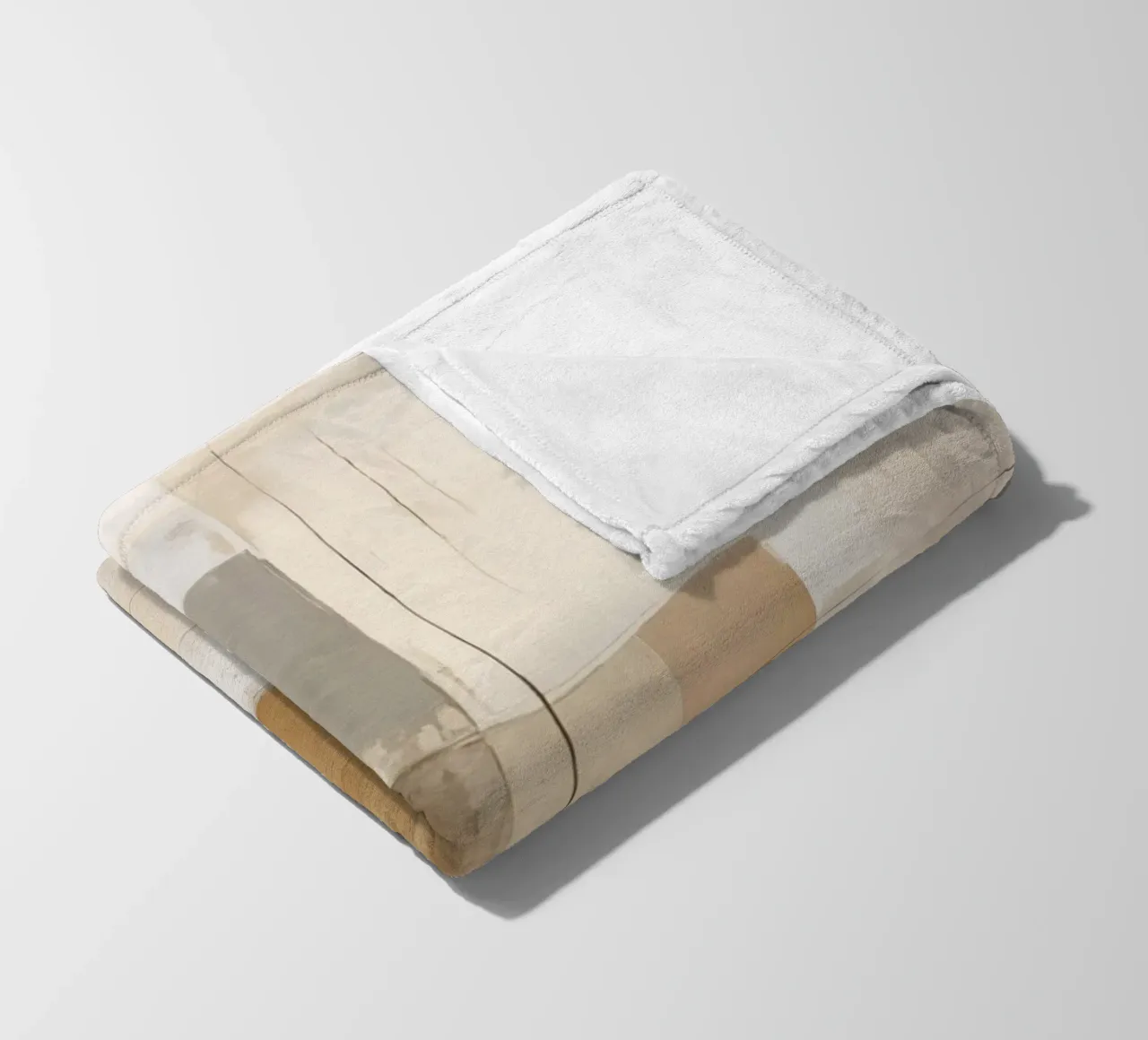 Superfici astratte di colore marrone coperta in pile da Imagine