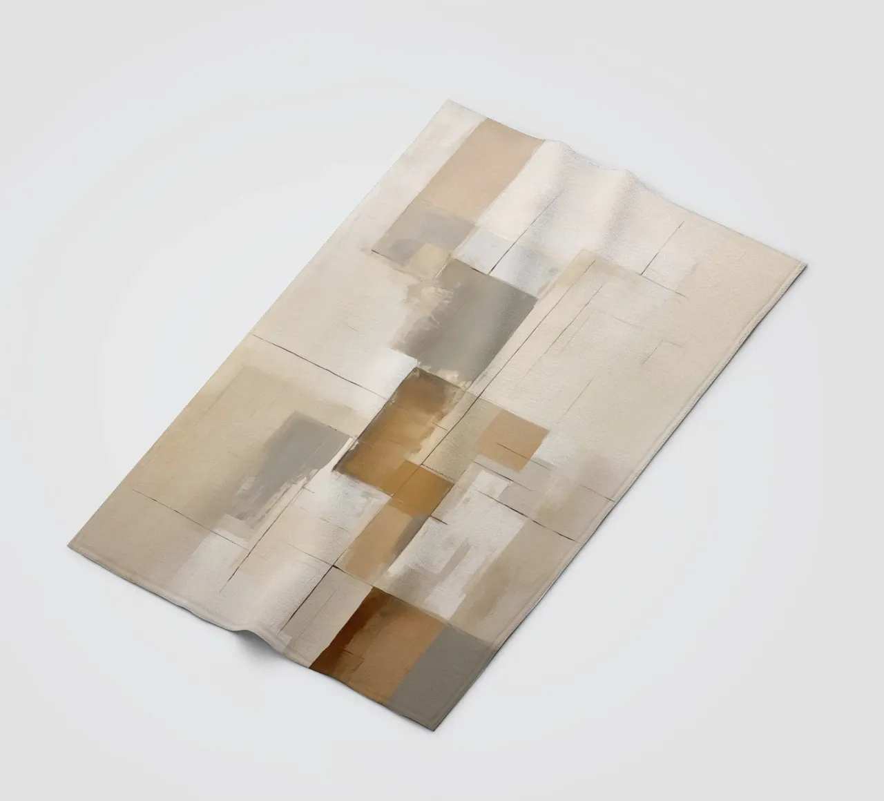 Superfici astratte di colore marrone coperta in pile da Imagine