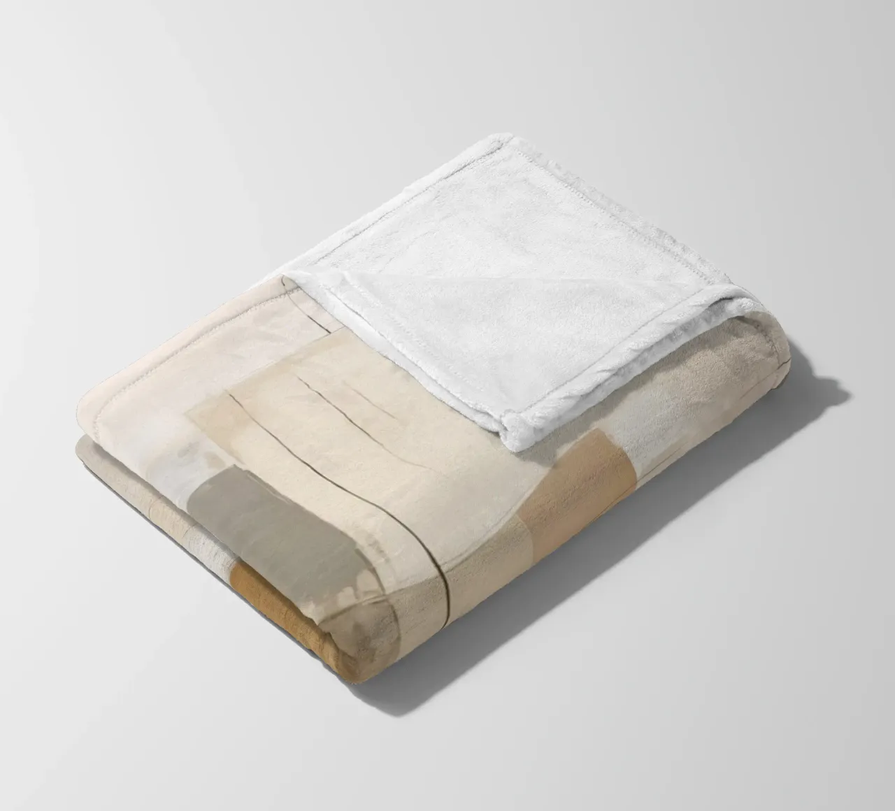 Superfici astratte di colore marrone coperta in pile da Imagine