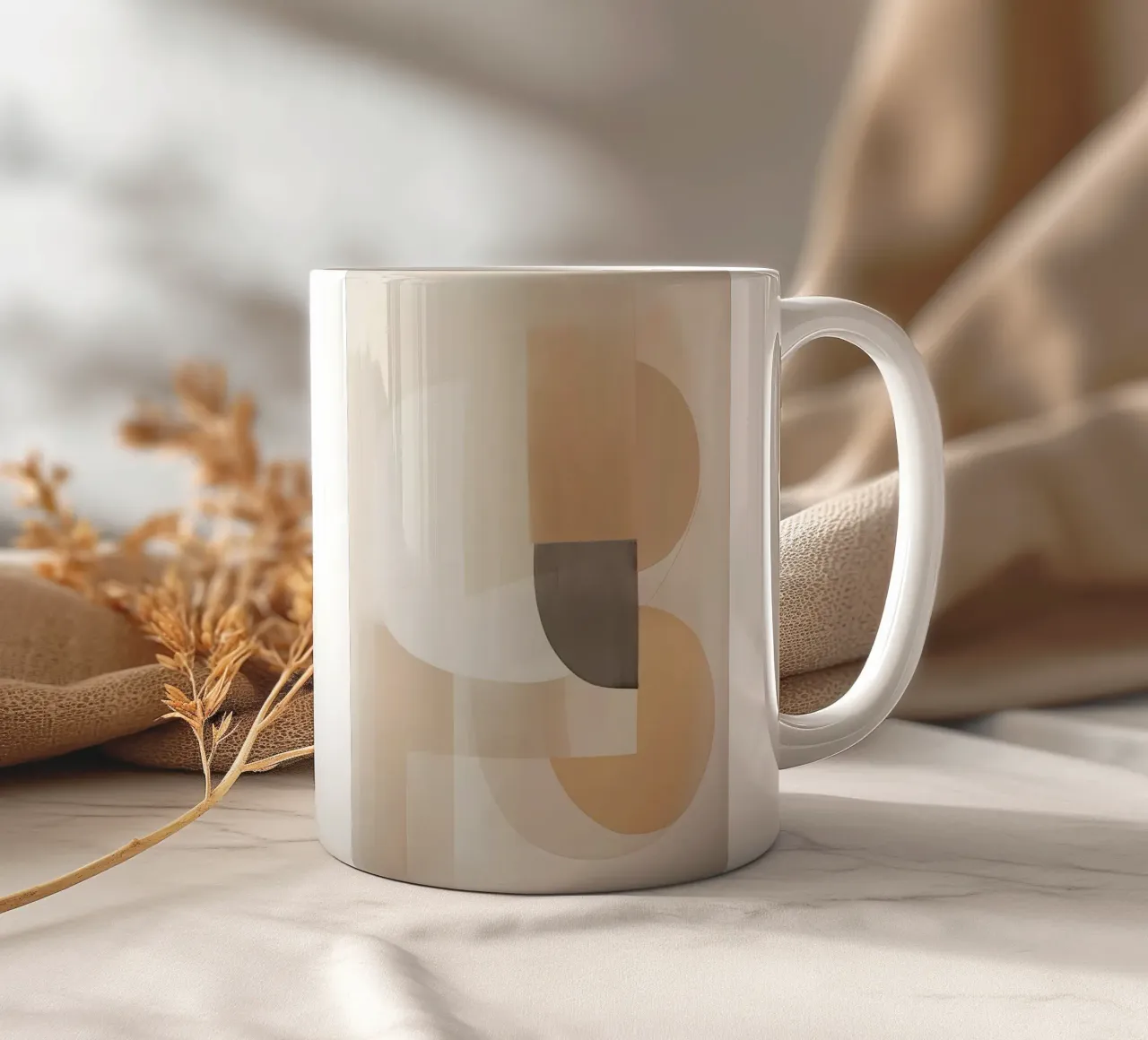 Bruin astratto tazza in ceramica da Imagine