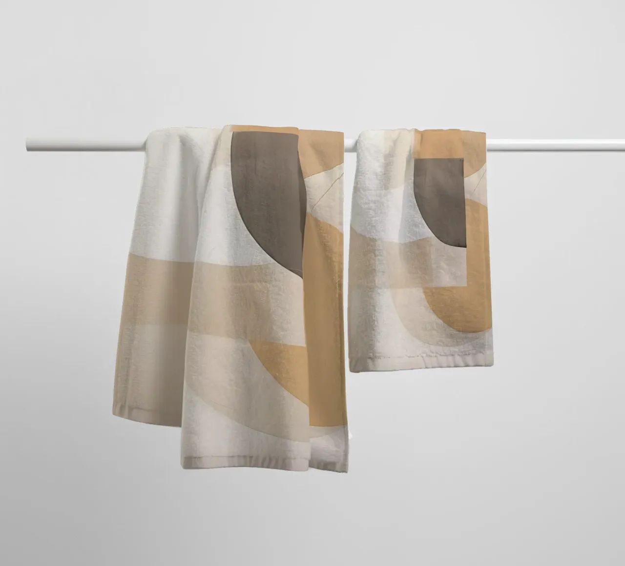 Abstract Bruin towel by Imagine