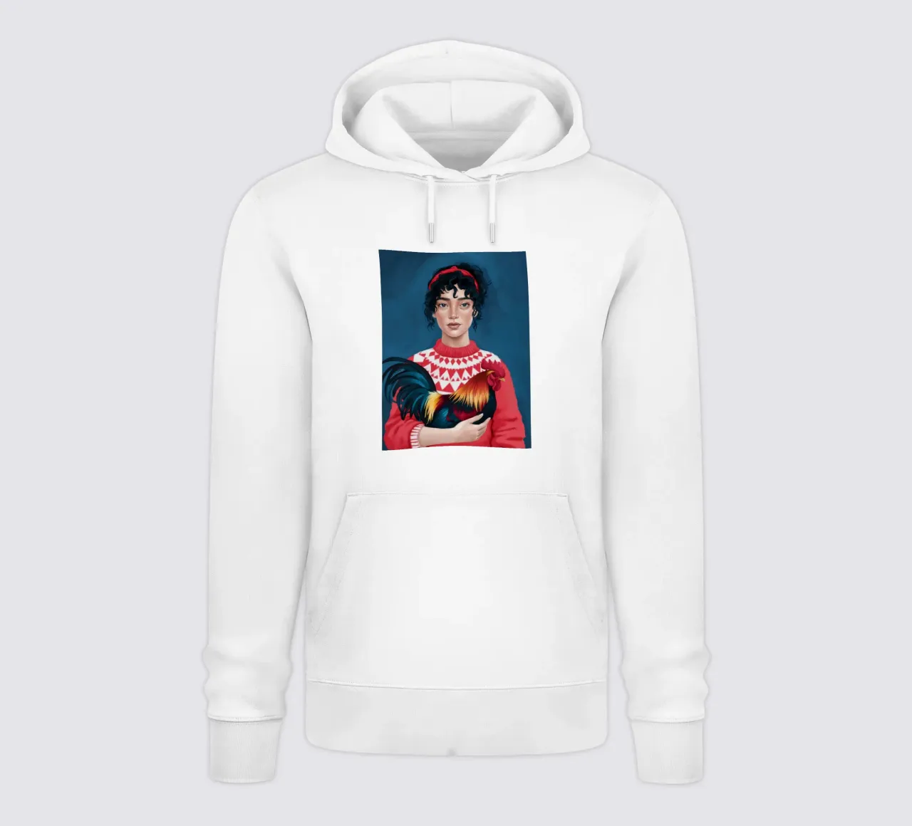 Fascino rustico felpa con cappuccio da Petal Canvas