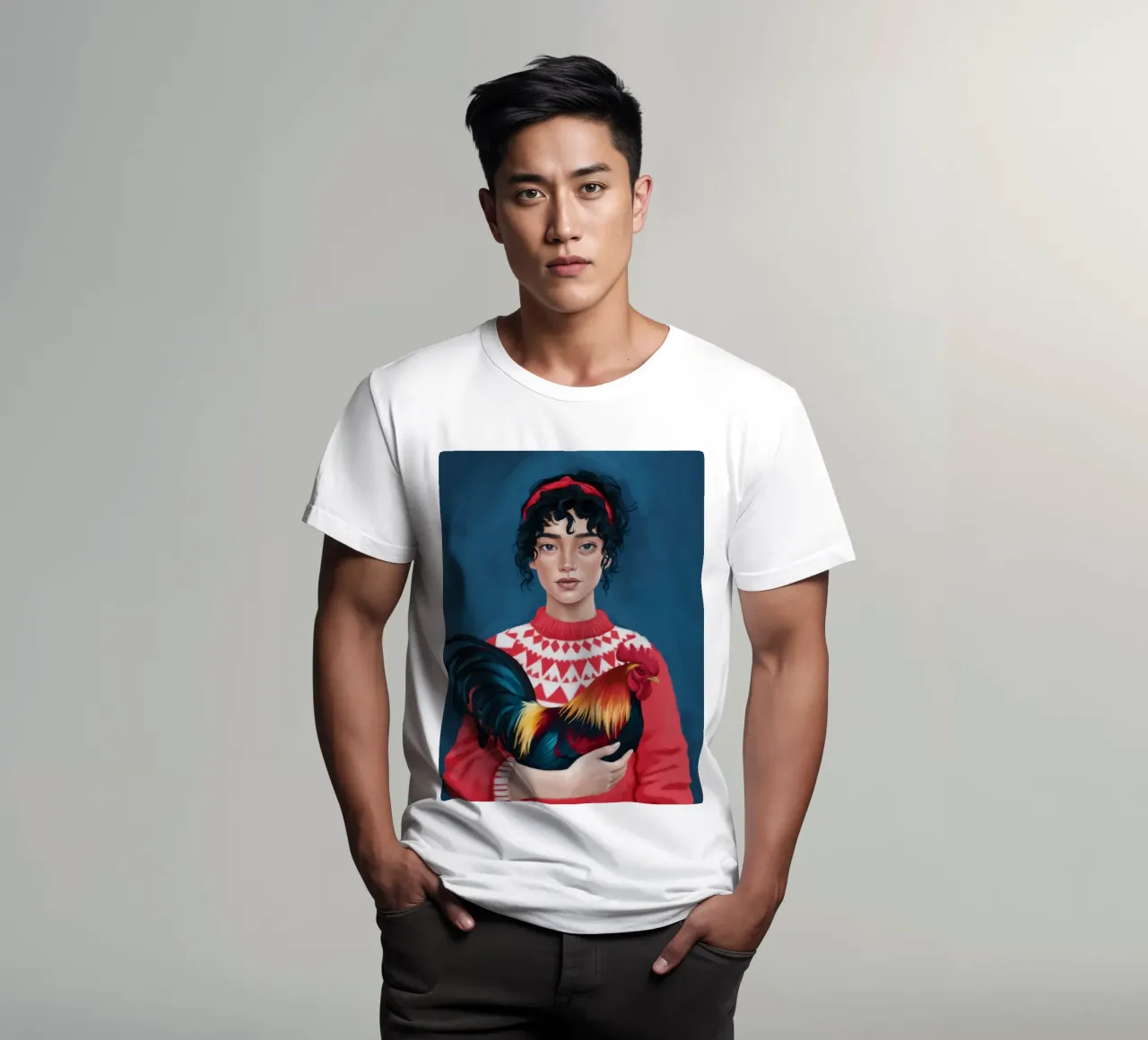 Fascino rustico t-shirt da Petal Canvas