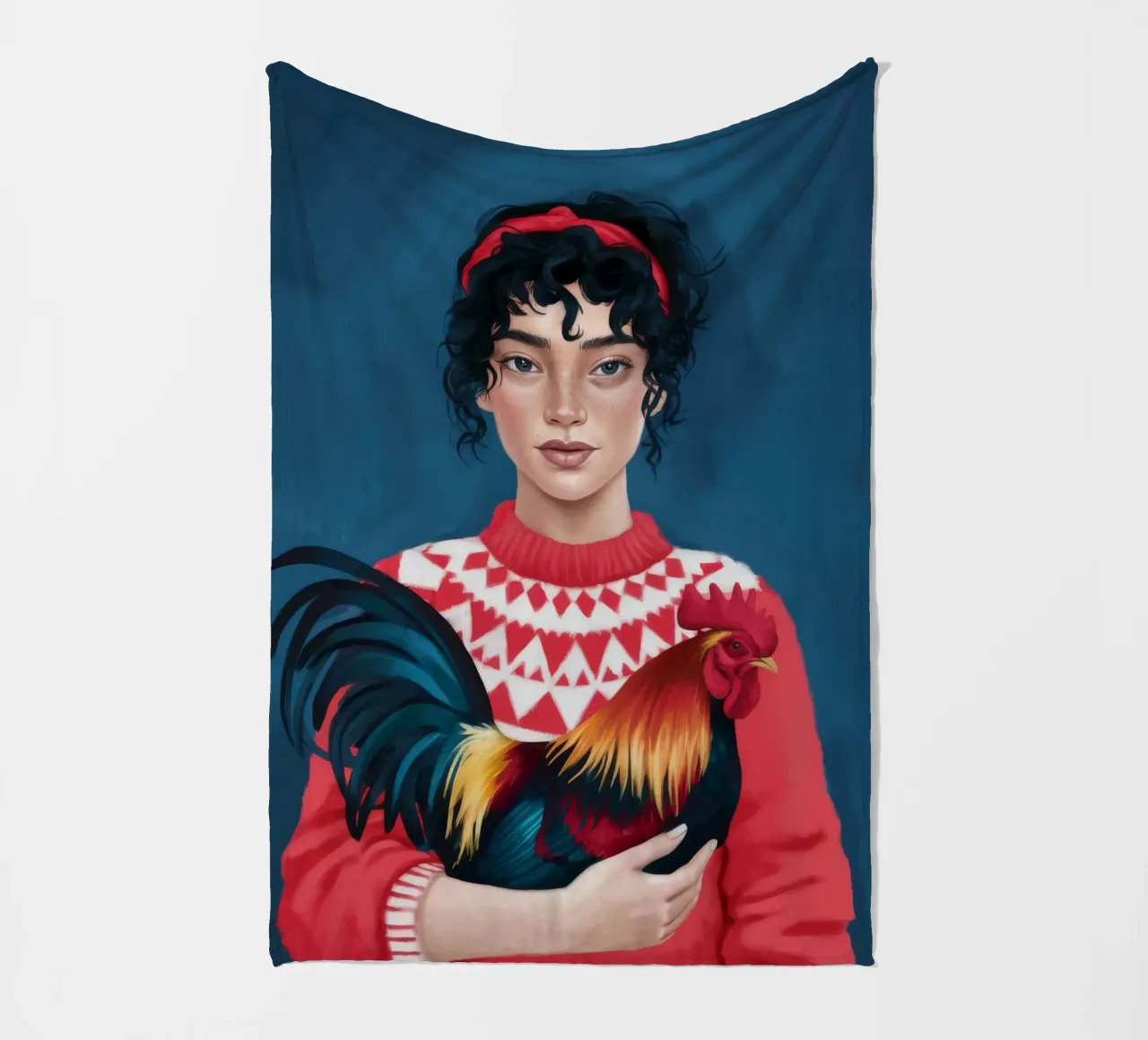 Rustic Charm Fleecedecke von Petal Canvas