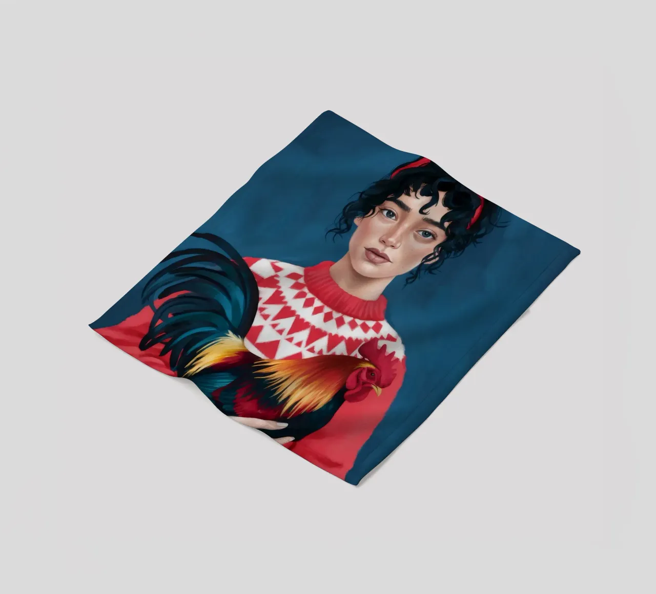 Rustic Charm Fleecedecke von Petal Canvas