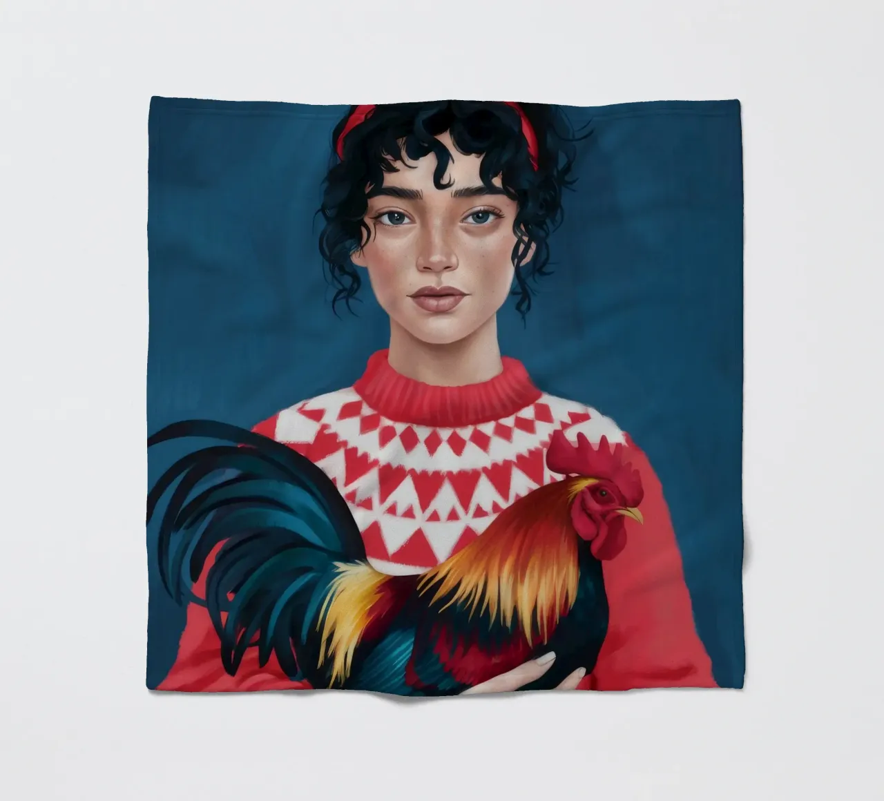 Rustic Charm Fleecedecke von Petal Canvas