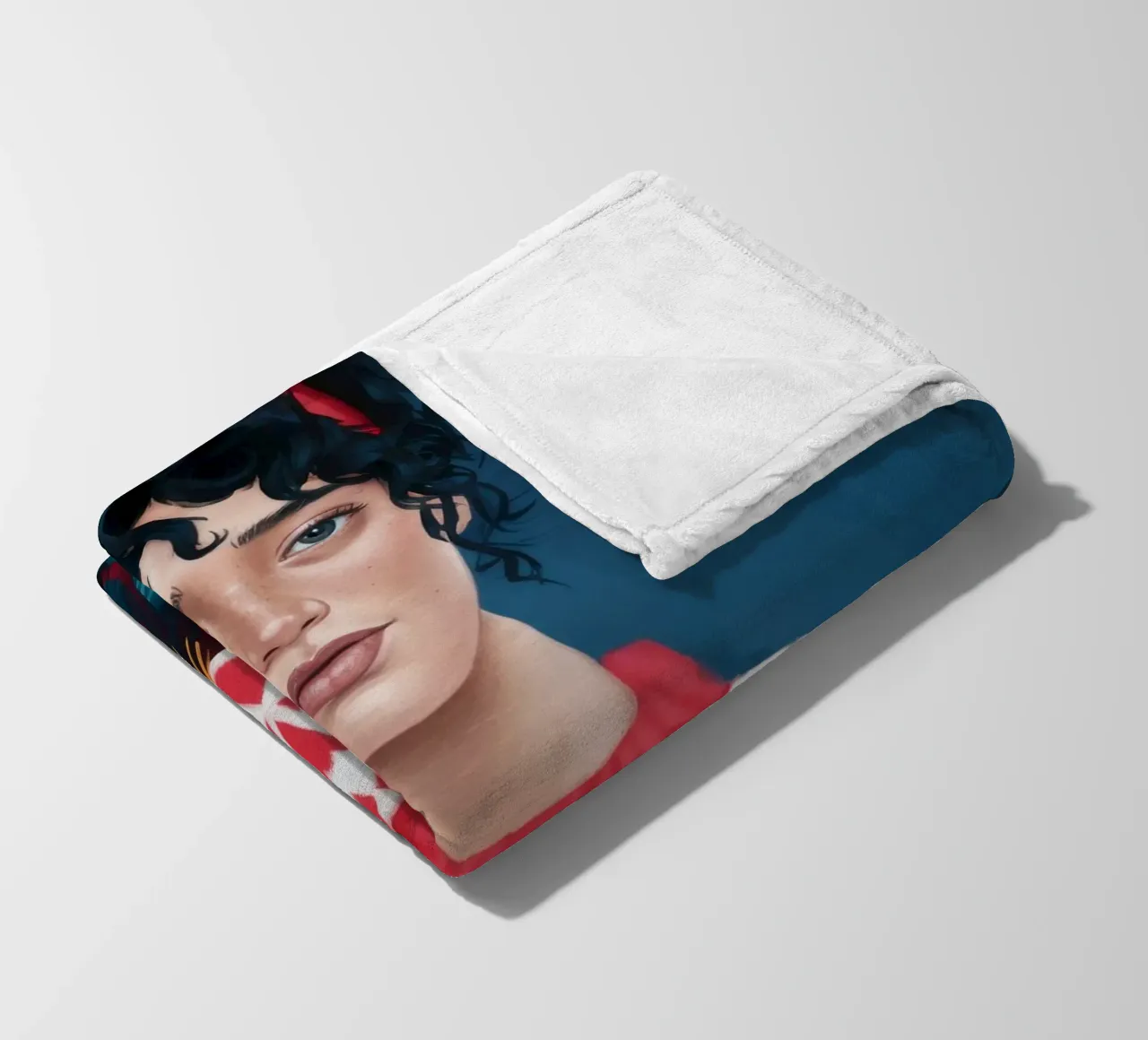 Fascino rustico coperta in pile da Petal Canvas