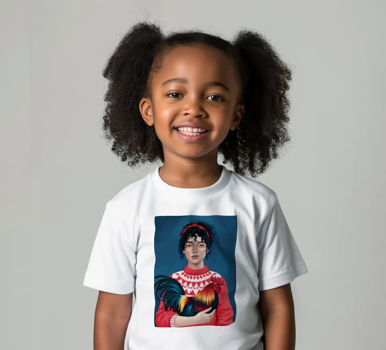 Fascino rustico t-shirt bambini da Petal Canvas
