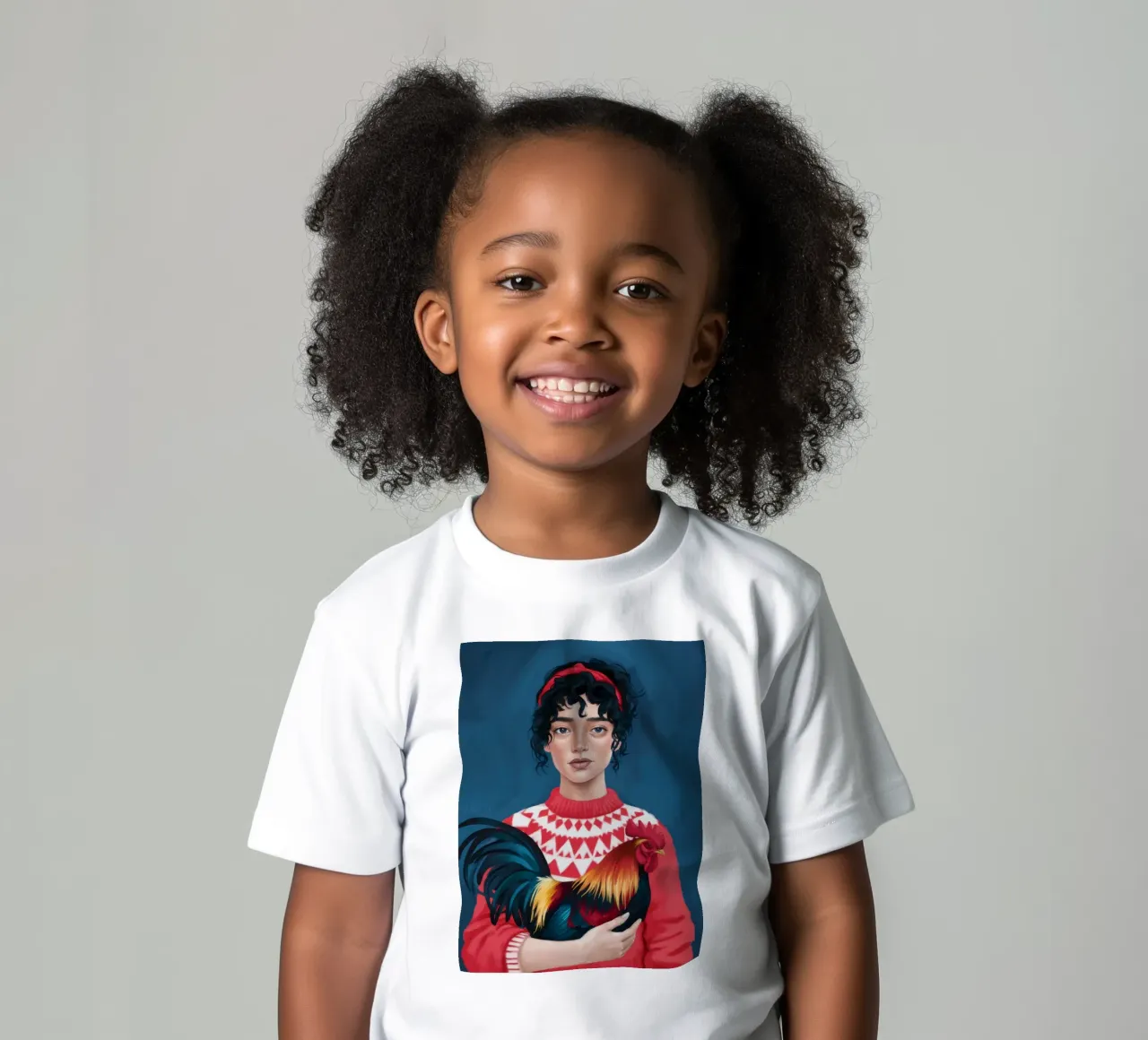 Fascino rustico t-shirt bambini da Petal Canvas