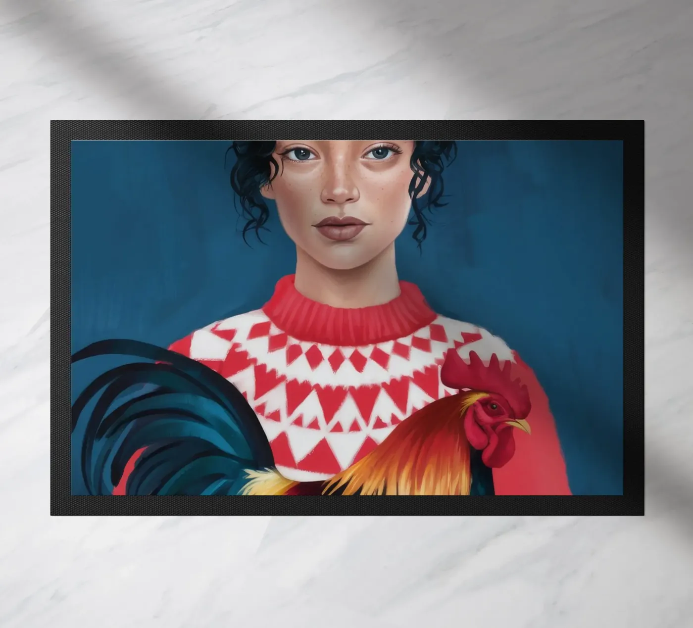 Rustic Charm paillasson de Petal Canvas