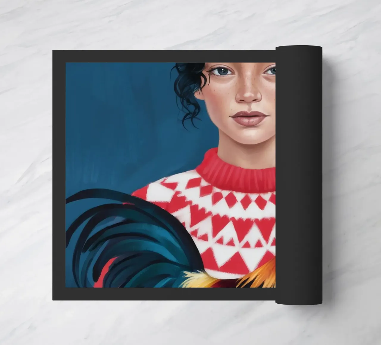 Fascino rustico zerbino da Petal Canvas