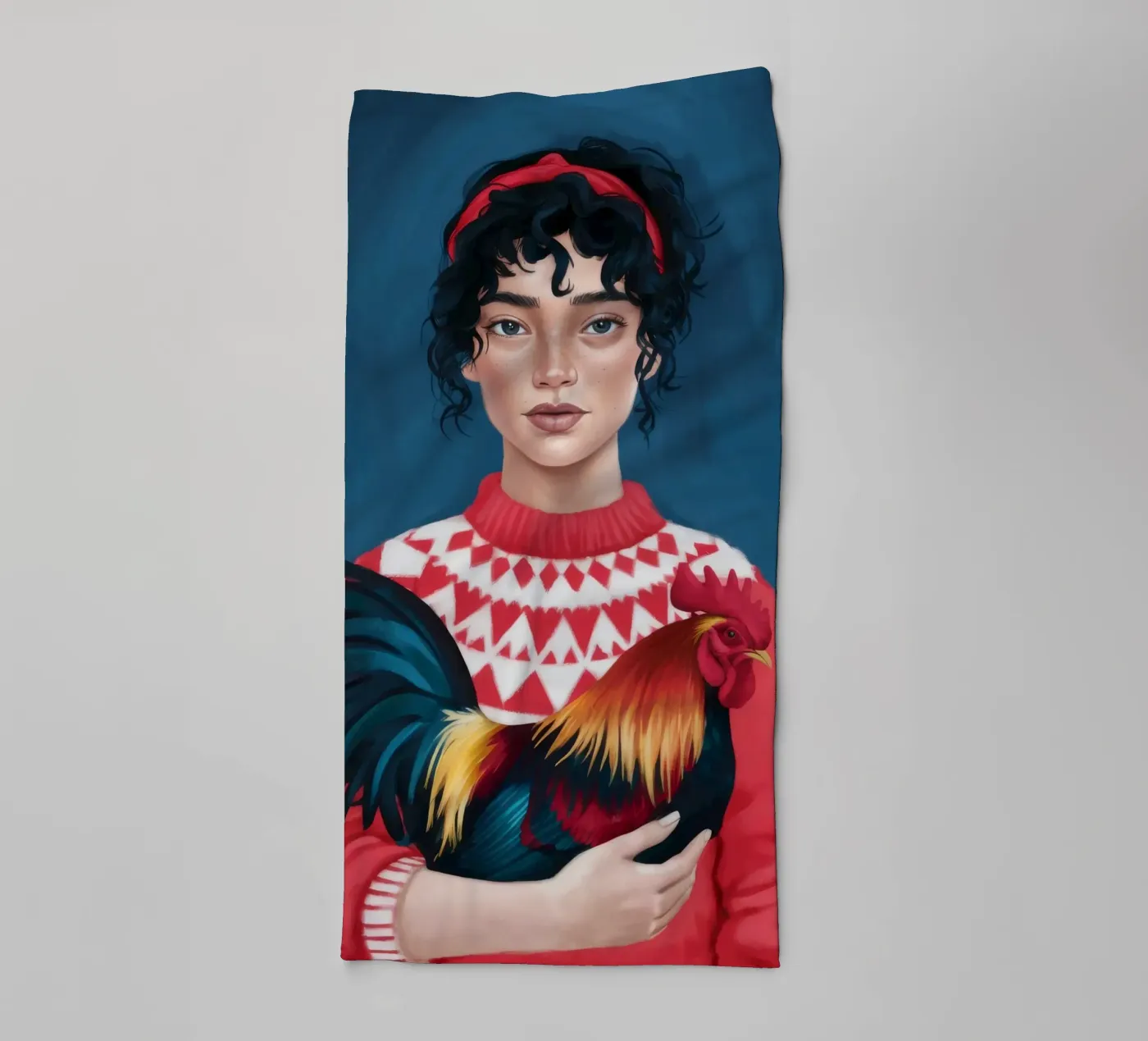 Rustic Charm badhanddoek van Petal Canvas