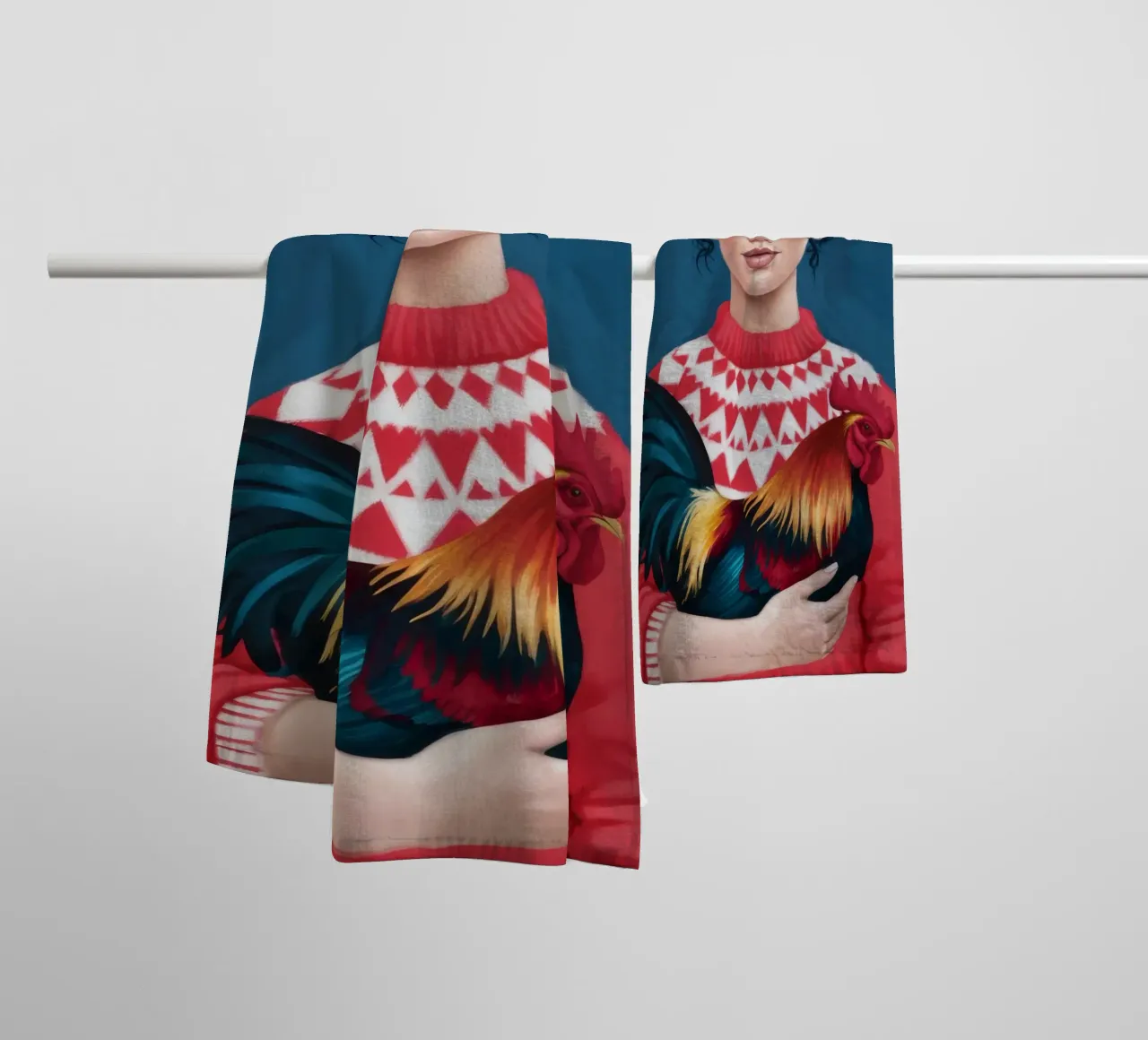 Rustic Charm towel by Petal Canvas