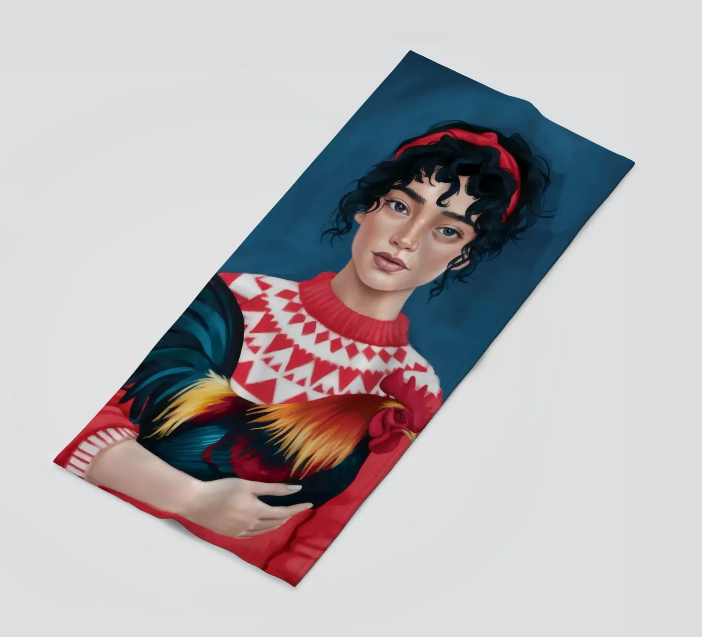 Fascino rustico telo mare da Petal Canvas