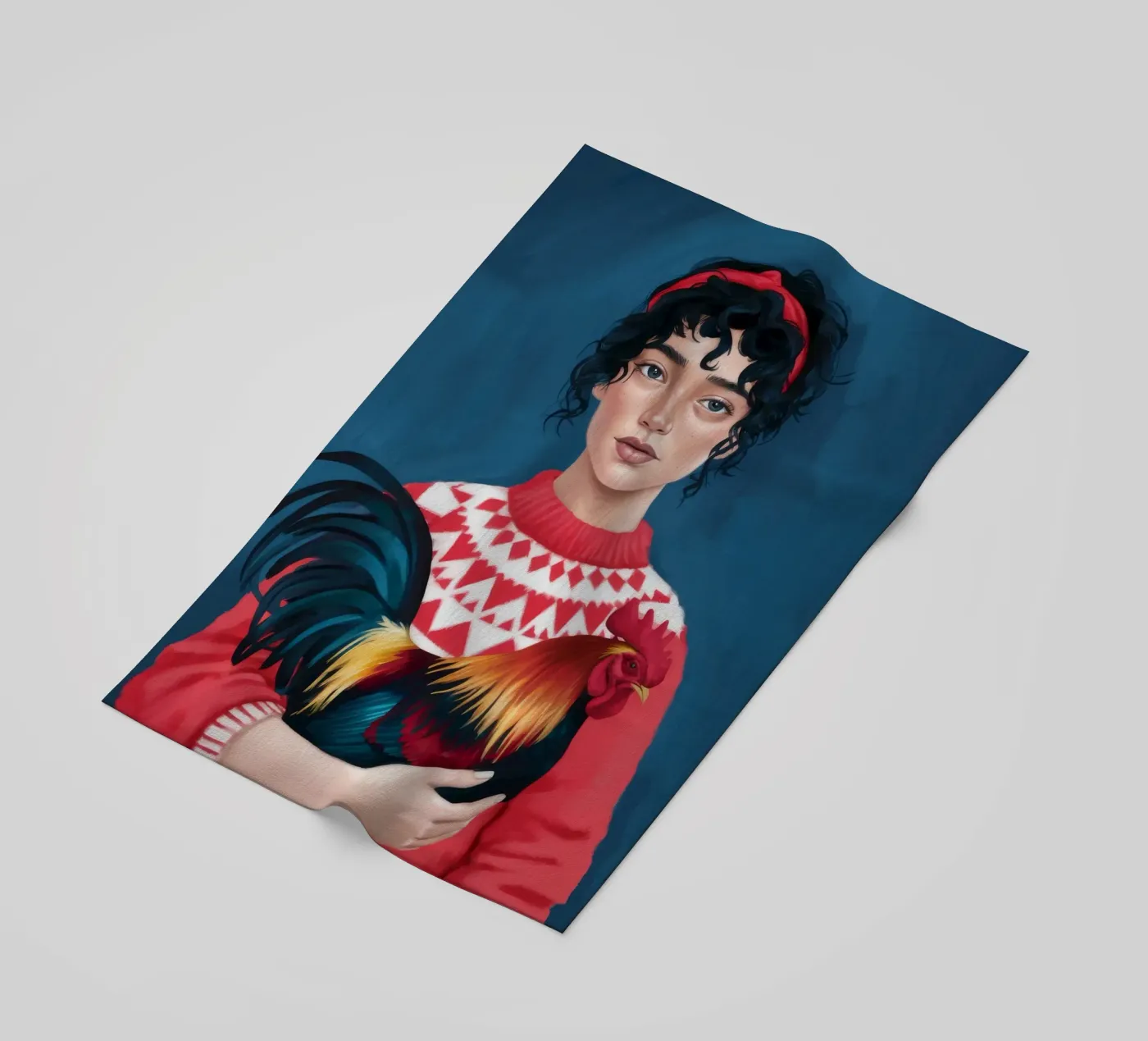 Fascino rustico telo mare da Petal Canvas