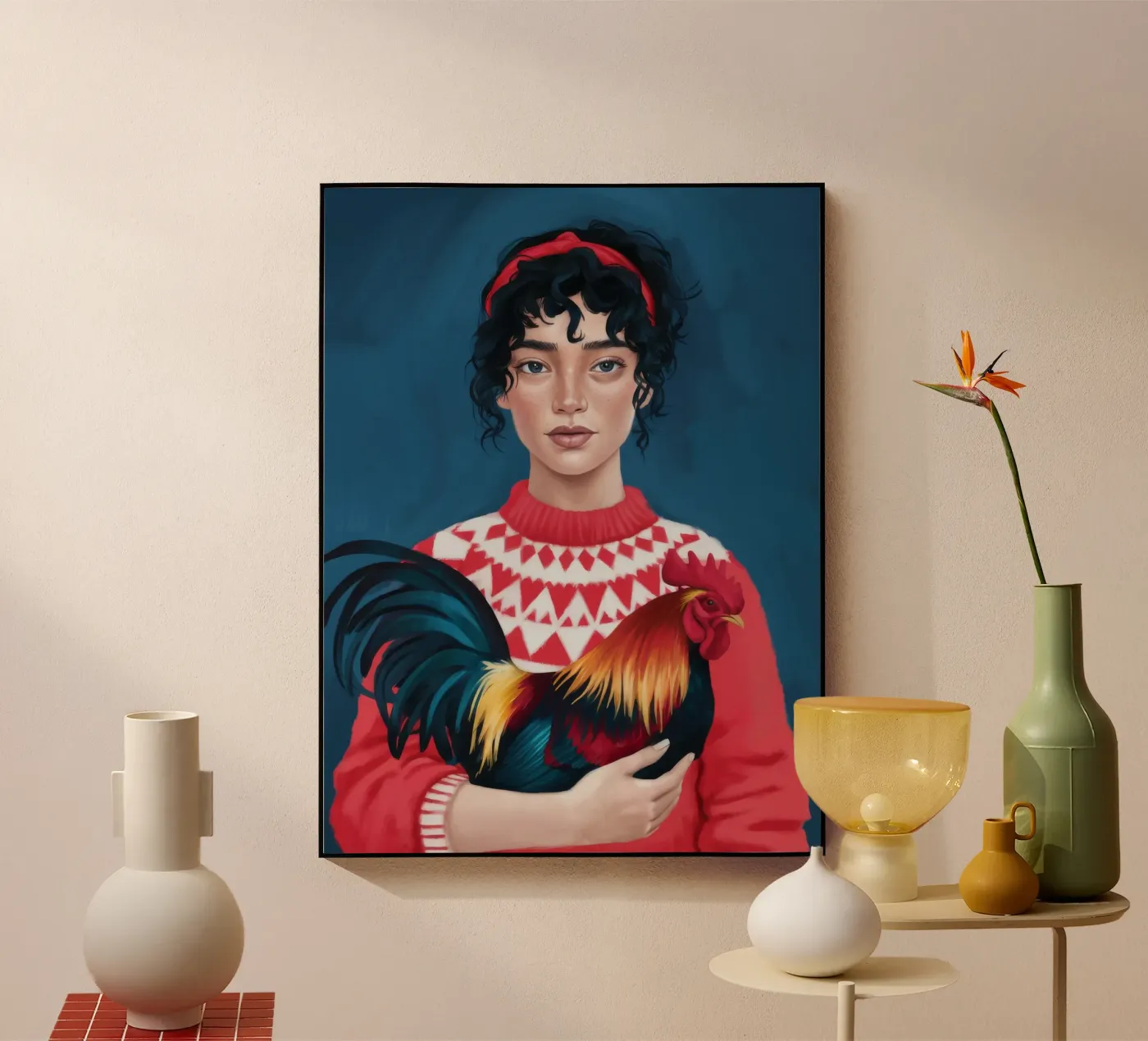 Fascino rustico plexiglass da Petal Canvas