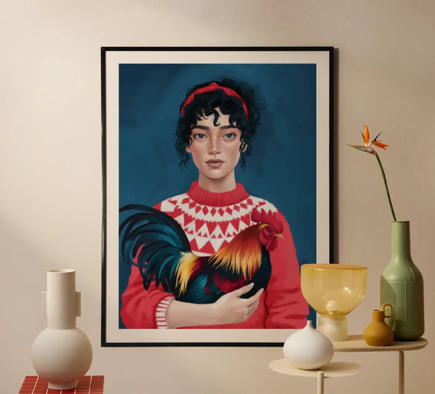 Rustic Charm poster van Petal Canvas