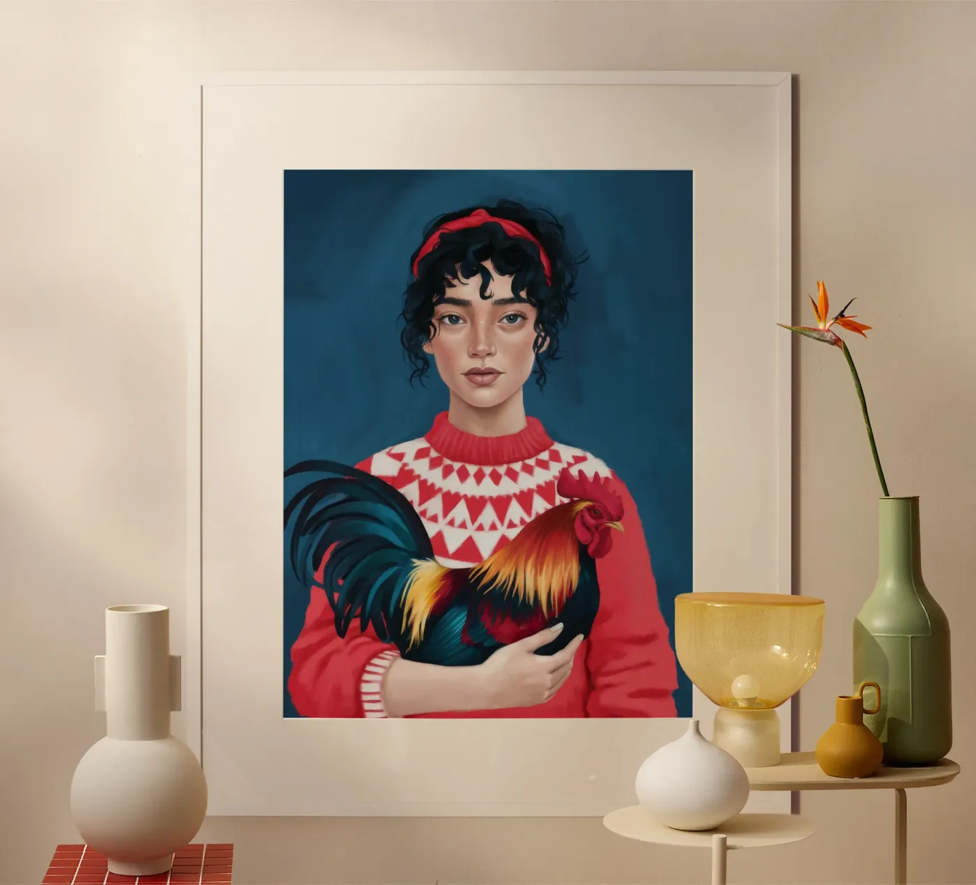 Rustic Charm poster van Petal Canvas